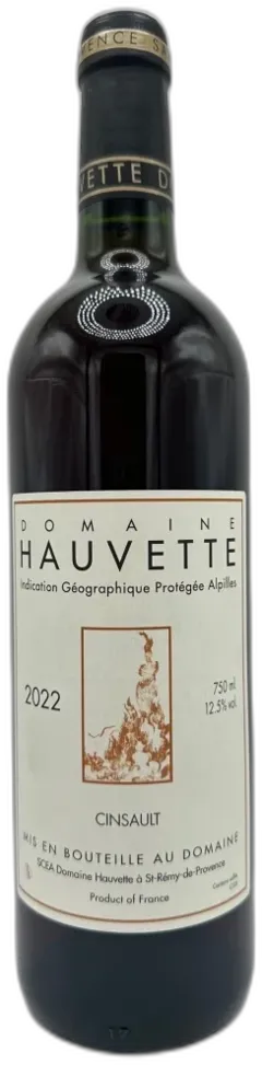 photo Domaine Hauvette Cinsault 2022 Vallée du Rhône France