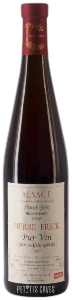 photo Pinot Gris 2022 Grand Cru Vorbourg Pierre Frick