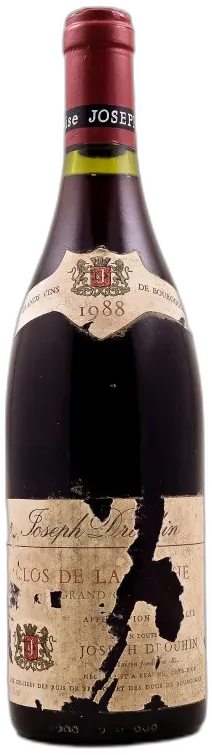 photo Joseph Drouhin Clos de la Roche 1988