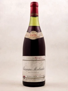 photo Moillard-Grivot Chassagne Montrachet 1978