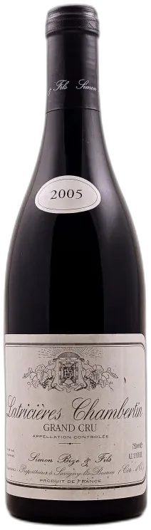 capture du vin Simon Bize Latricières Chambertin 2020