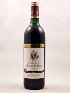 photo Marquis de st Estèphe Saint Estèphe 1998