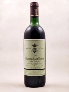 photo Marquis de st Estèphe Saint Estèphe 1990