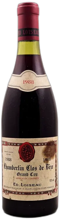 image du vin Loiseau Chambertin Clos de Bèze 1988