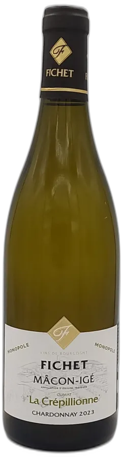 photos du vin Bourgogne Mâcon Crépillionne 2023 Domaine Fichet