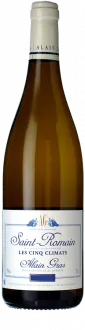 aperçu du vin Saint Romain Blanc les Cinq Climats 2023 Alain Gras