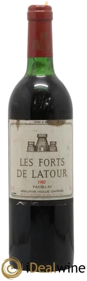 photo les Forts de Latour Second Vin 1982