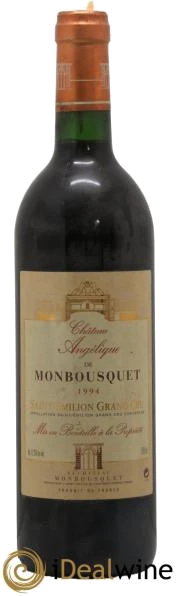 photo Saint-Émilion Grand Cru Château Angélique de Monbousquet 1994