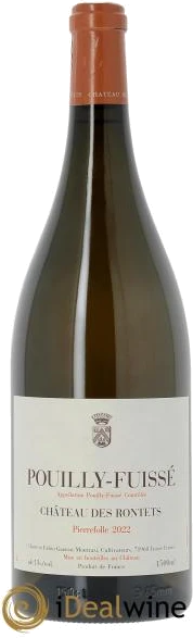 photo Pouilly-Fuissé Pierrefolle Château des Rontets 2022
