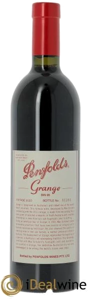 photo South Australia Penfolds Wines Grange 2020