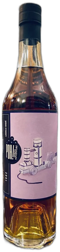 photo Poh Armagnac Ténarèze Aoc Château Lassalle Baqué 1982 Alc