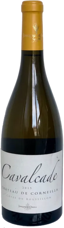 photo du vin Cavalcade Blanc 2023 Château de Corneilla Jonquères d’Oriola, Côtes du Roussillon