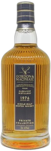 capture du vin Glenlivet 45 Ans 1976 Gordon & Macphail