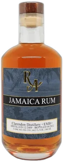 photo Rum Artesanal Clarendon 12 Ans Single Cask 258 259 Millésime 2009