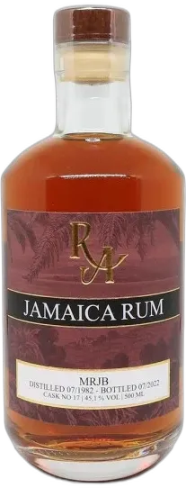 photo Rum Artesanal Jamaica Mrjb 40 Ans Single Cask Millésime 1982