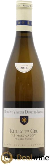 photo Rully 1er Cru le Meix Cadot Vieilles Vignes Vincent Dureuil-Janthial 2016