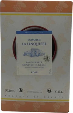 photo Domaine la Linquière Rosé Igp Monts de la Grage Bib