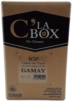 photo Château Clément Termes Rouge c la Box de Clément Gamay Igp Côtes du Tarn Bib
