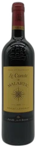 photo le Comte de Malartic Aop Pessac-Léognan 2020