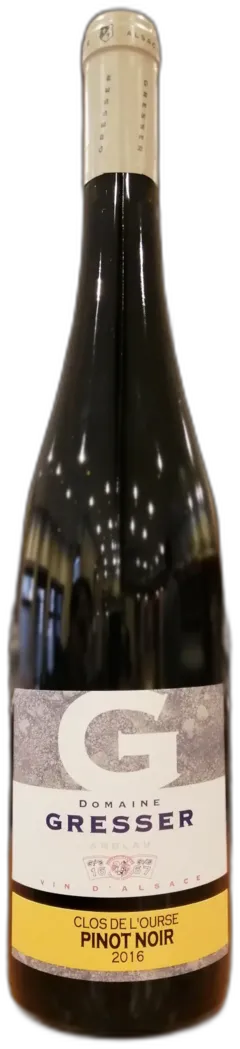 photo Gresser Rémy Pinot Noir Clos de l’Ourse 2016