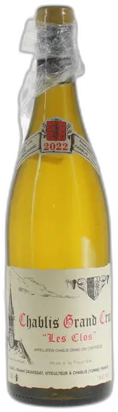 photo 2022 Vincent Dauvissat, Chablis Grand Cru, les Clos