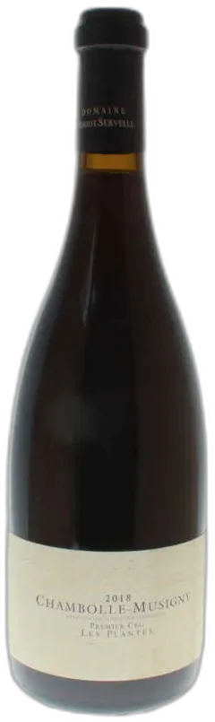vue du vin 2018 Amiot Servelle, Chambolle-Musigny Premier Cru, les Plantes