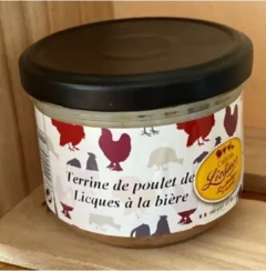 photo les Cuisines de Licques Terrine de Poulet A la Biere 200g