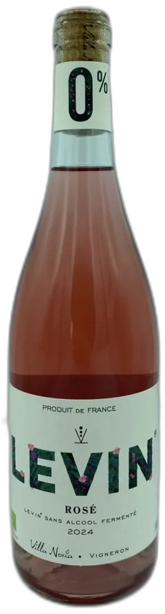 photo du vin Rosé Levin Sans Alcool Fermenté Villa Noria