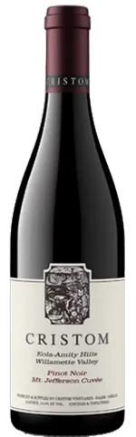 illustration du vin Cristom Vineyards Pinot Noir mt. Jefferson Willamette Valley Oregon Usa 2021