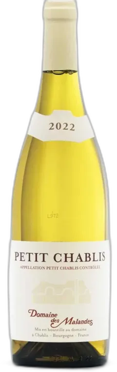 capture du vin Petit Chablis 2023 Bio