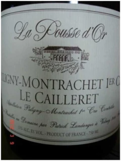 photo Puligny Montrachet Clos le Cailleret 1er Cru 2010 Pousse d’or