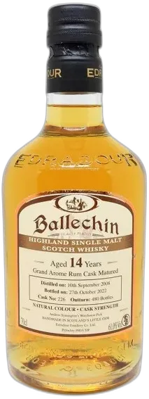 photo Ballechin 2008 14 Ans Grand Arome Savanna Rum Cask