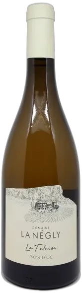 vue du vin Château la Negly la Falaise Blanc 2023