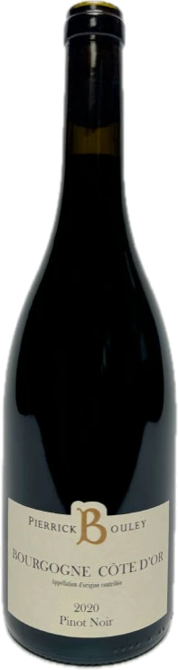 photo Bourgogne Côte d’or Pinot Noir 2020 Domaine Pierrick Bouley
