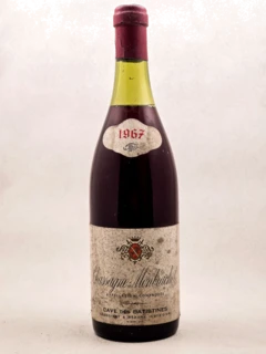 photo Caves des Batistines Chassagne Montrachet Rouge 1967