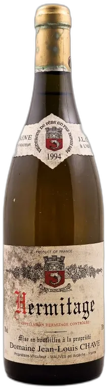 photo Jean Louis Chave Hermitage Blanc 1994