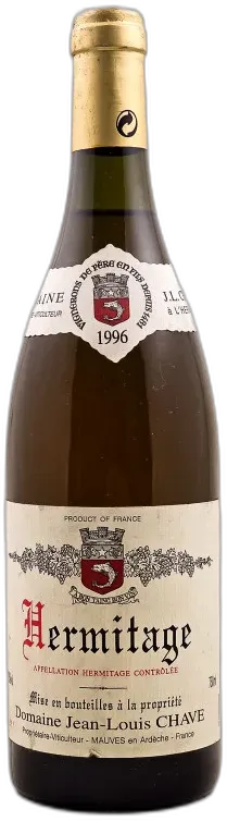 photo Jean Louis Chave Hermitage Blanc 1996