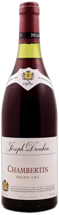 photo Joseph Drouhin Chambertin 1982
