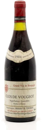 photo Moillard Clos Vougeot Grand Cru 1984