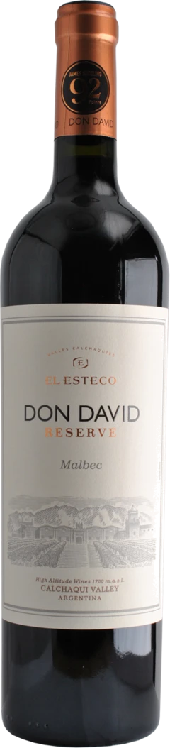 photo 2023 Don David Malbec Réserve Domaine el Esteco Calchaqui Valley Argentine