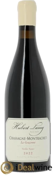 photo Chassagne-Montrachet la Goujonne Vieilles Vignes Hubert Lamy 2022