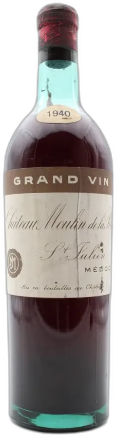 photo du vin Château Moulin de la Rose 1940