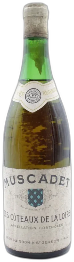 image du vin Muscadet des Coteaux de la Loire Cuvée Réservée Présumée Année 70