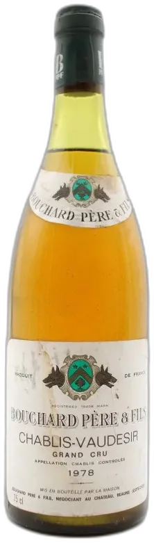 photo Chablis-Vaudésir Grand Cru 1978 Bouchard Père & Fils
