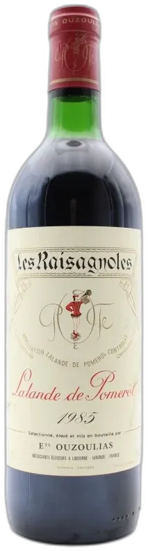photo les Raisagnoles 1985 Lalande de Pomerol Ets Ouzoulias