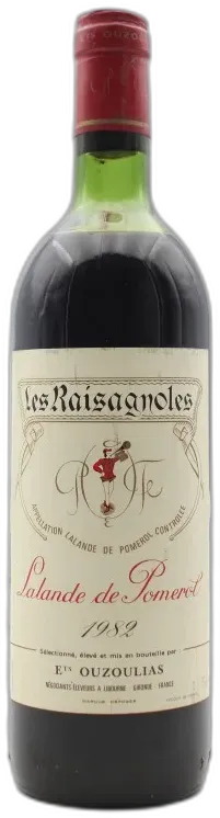 photo les Raisagnoles 1982 Lalande de Pomerol Ets Ouzoulias