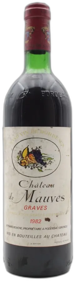 capture du vin Château de Mauves 1982