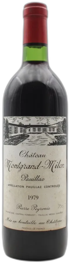 image du vin Château Montgrand-Milon 1979