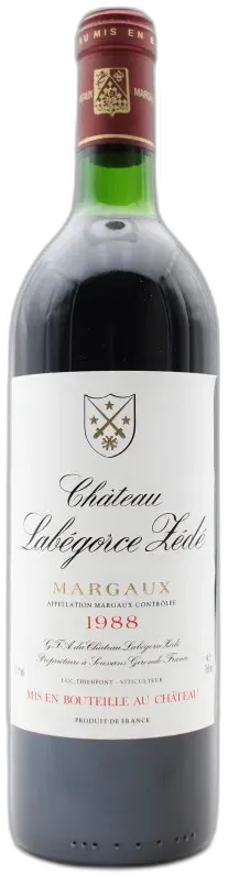 photo Château Labégorce Zédé 1988