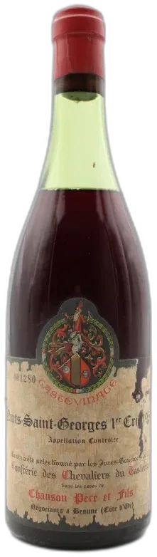 photo Nuits-Saint-Georges 1er Cru 1957 Confrérie des Chevaliers du Tastevin Chanson Père et Fils